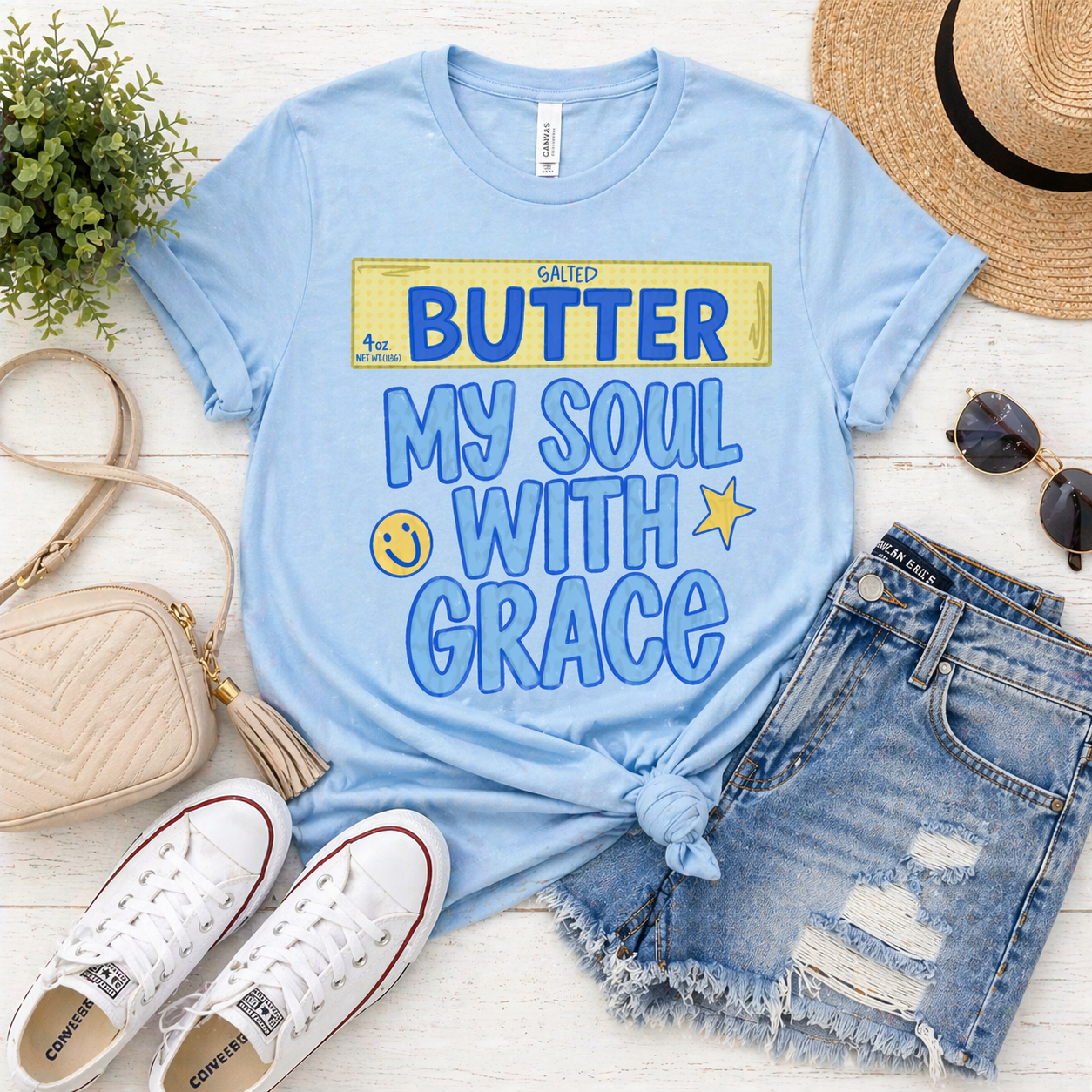 📝 Butter My Soul With Grace Tee