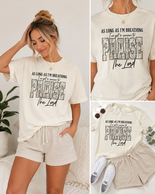 Praise the Lord Camo Tee