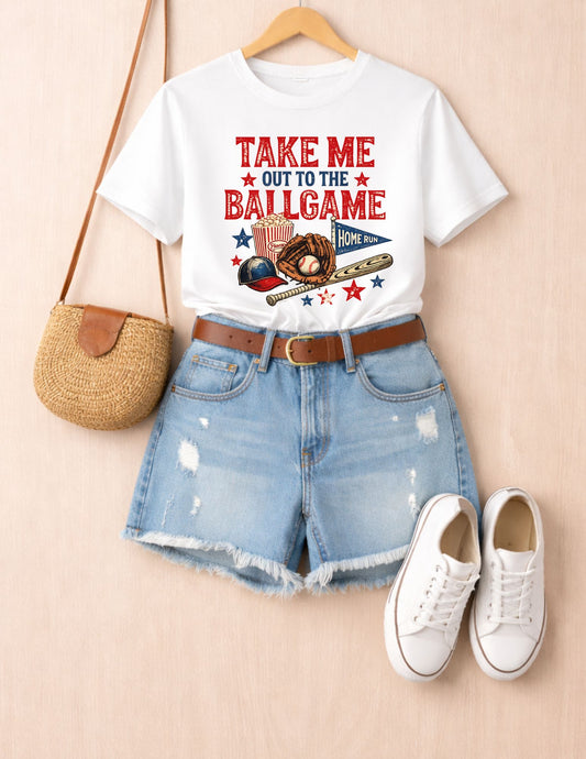 Take me out to the Ballgame tee